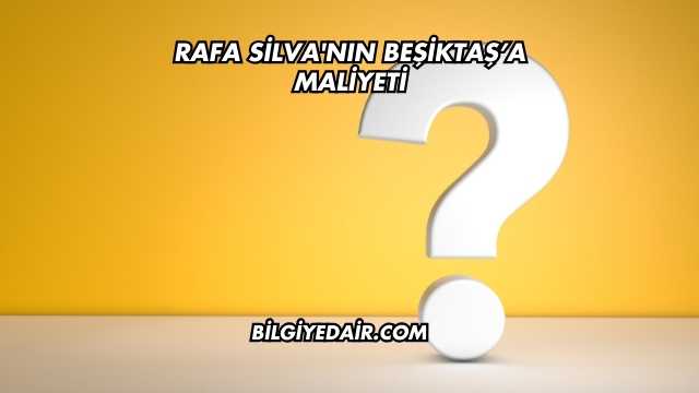 Rafa Silva'nın Beşiktaş'a Maliyeti