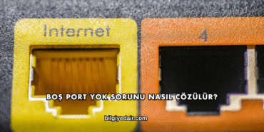 Boş Port Yok Sorunu Nasıl Çözülür?