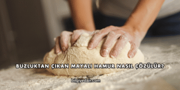 Buzluktan Çıkan Mayalı Hamur Nasıl Çözülür?