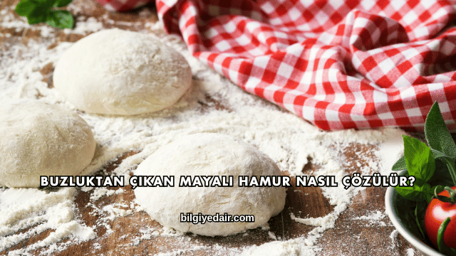 Buzluktan Çıkan Mayalı Hamur Nasıl Çözülür?