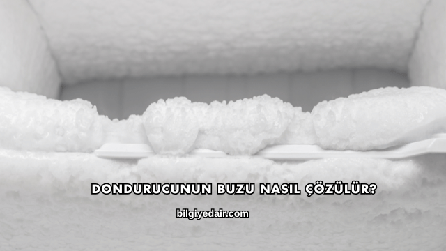 Dondurucunun Buzu Nasıl Çözülür?