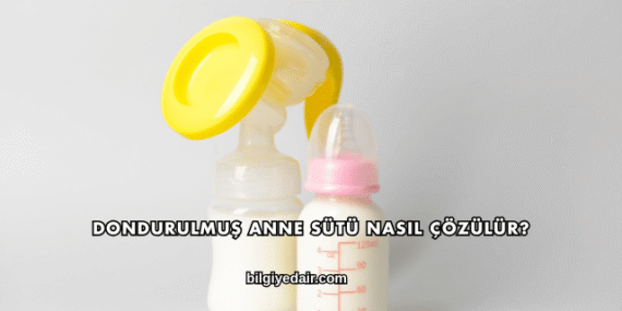 Dondurulmuş Anne Sütü Nasıl Çözülür?