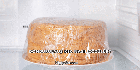 Dondurulmuş Kek Nasıl Çözülür?
