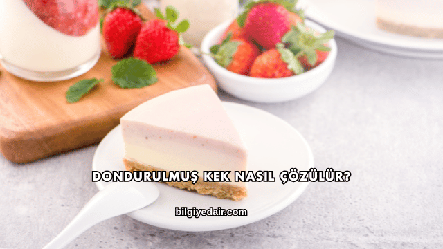 Dondurulmuş Kek Nasıl Çözülür?
