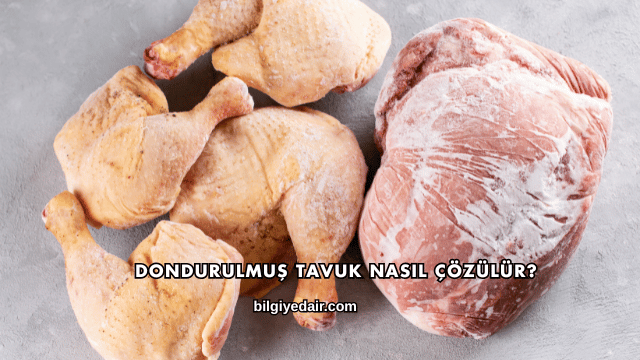 Dondurulmuş Tavuk Nasıl Çözülür?