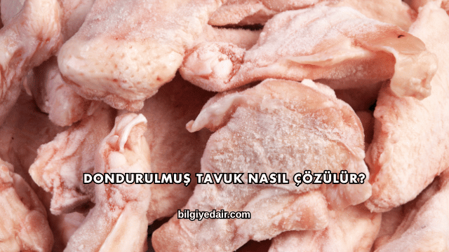Dondurulmuş Tavuk Nasıl Çözülür?