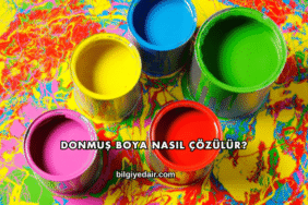Donmuş Boya Nasıl Çözülür?