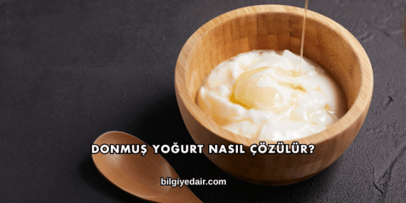 Donmuş Yoğurt Nasıl Çözülür?