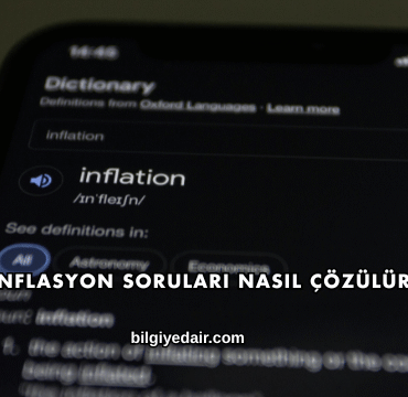 Enflasyon Soruları Nasıl Çözülür?