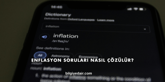 Enflasyon Soruları Nasıl Çözülür?