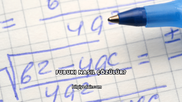 Fubuki Nasıl Çözülür?