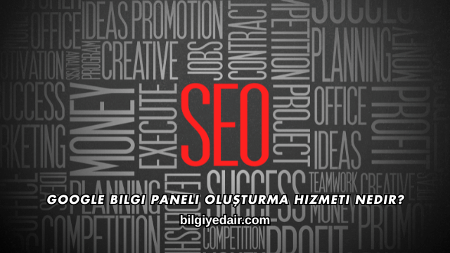 Google Bilgi Paneli Oluşturma Hizmeti Nedir?