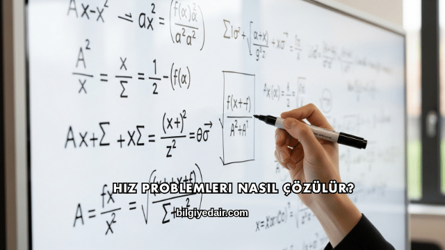 Hız Problemleri Nasıl Çözülür?