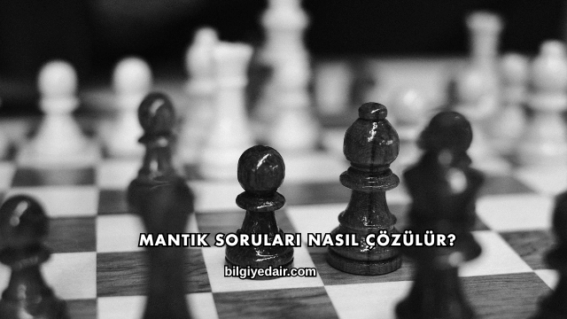 Mantık Soruları Nasıl Çözülür?