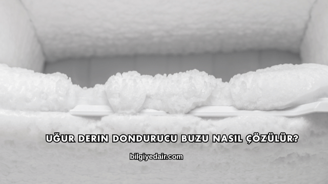 Uğur Derin Dondurucu Buzu Nasıl Çözülür?