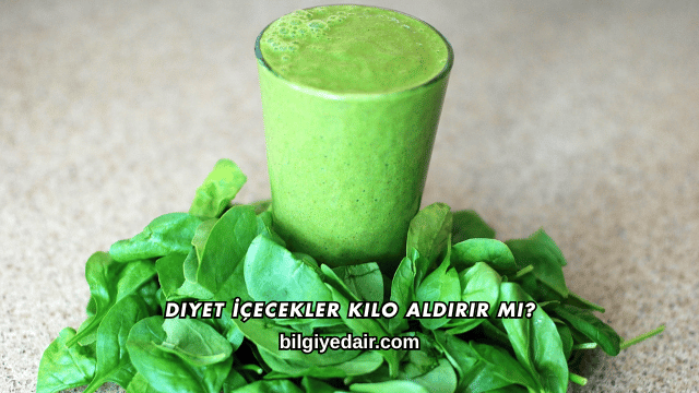 Diyet İçecekler Kilo Aldırır mı?