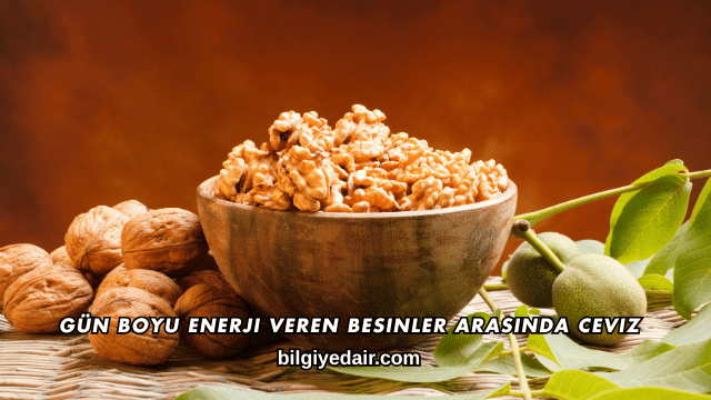 Gün Boyu Enerji Veren Besinler Arasında Ceviz