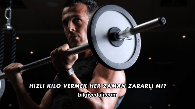 Hızlı Kilo Vermek Her Zaman Zararlı mı?